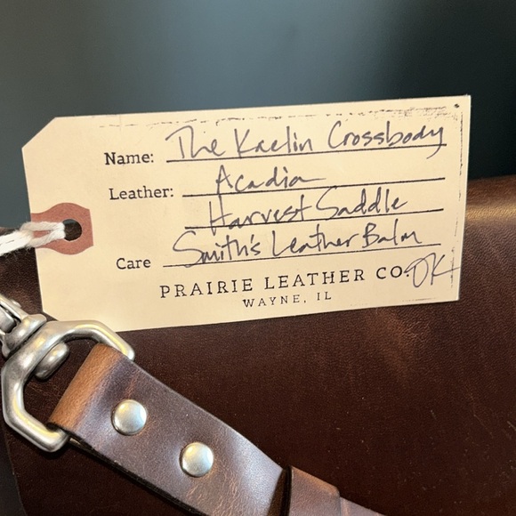 Prairie Leather Co. Handmade Leather Crossbody - Picture 2 of 8